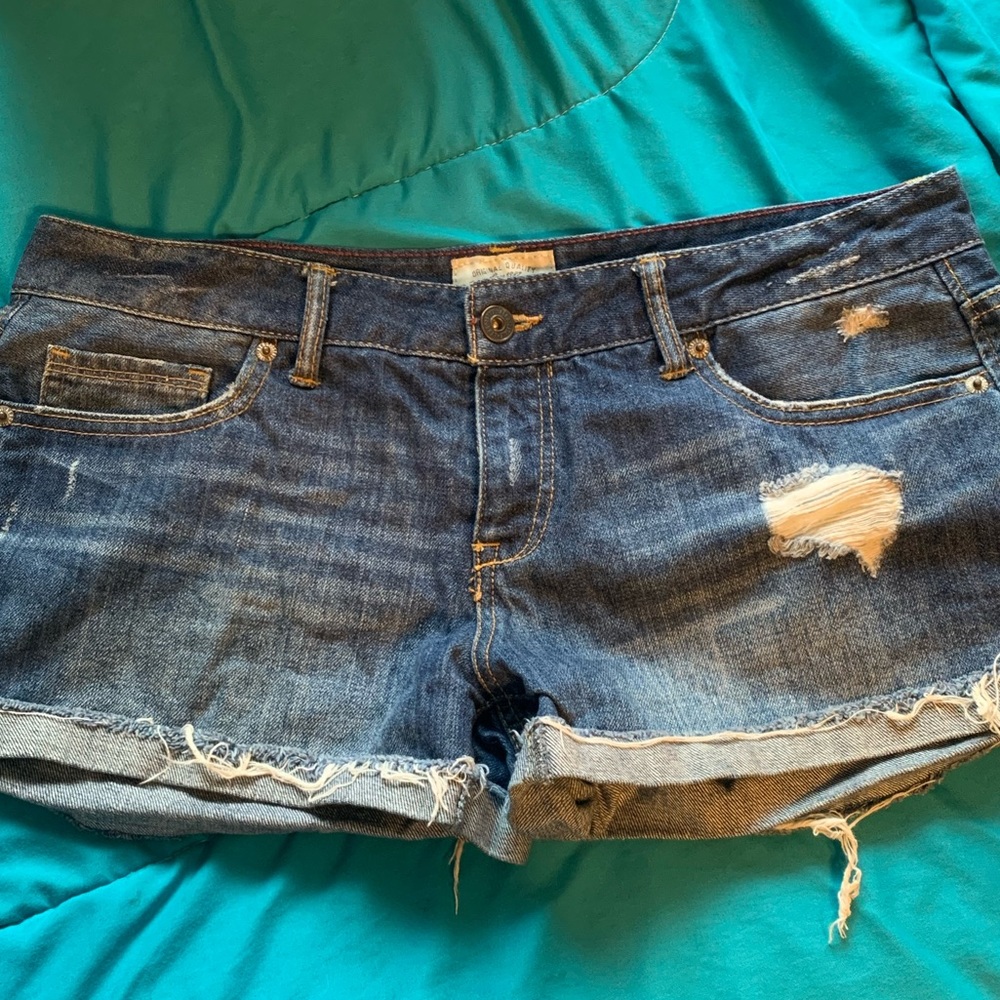 Aeropostale Denim Distressed Shorts NWOT